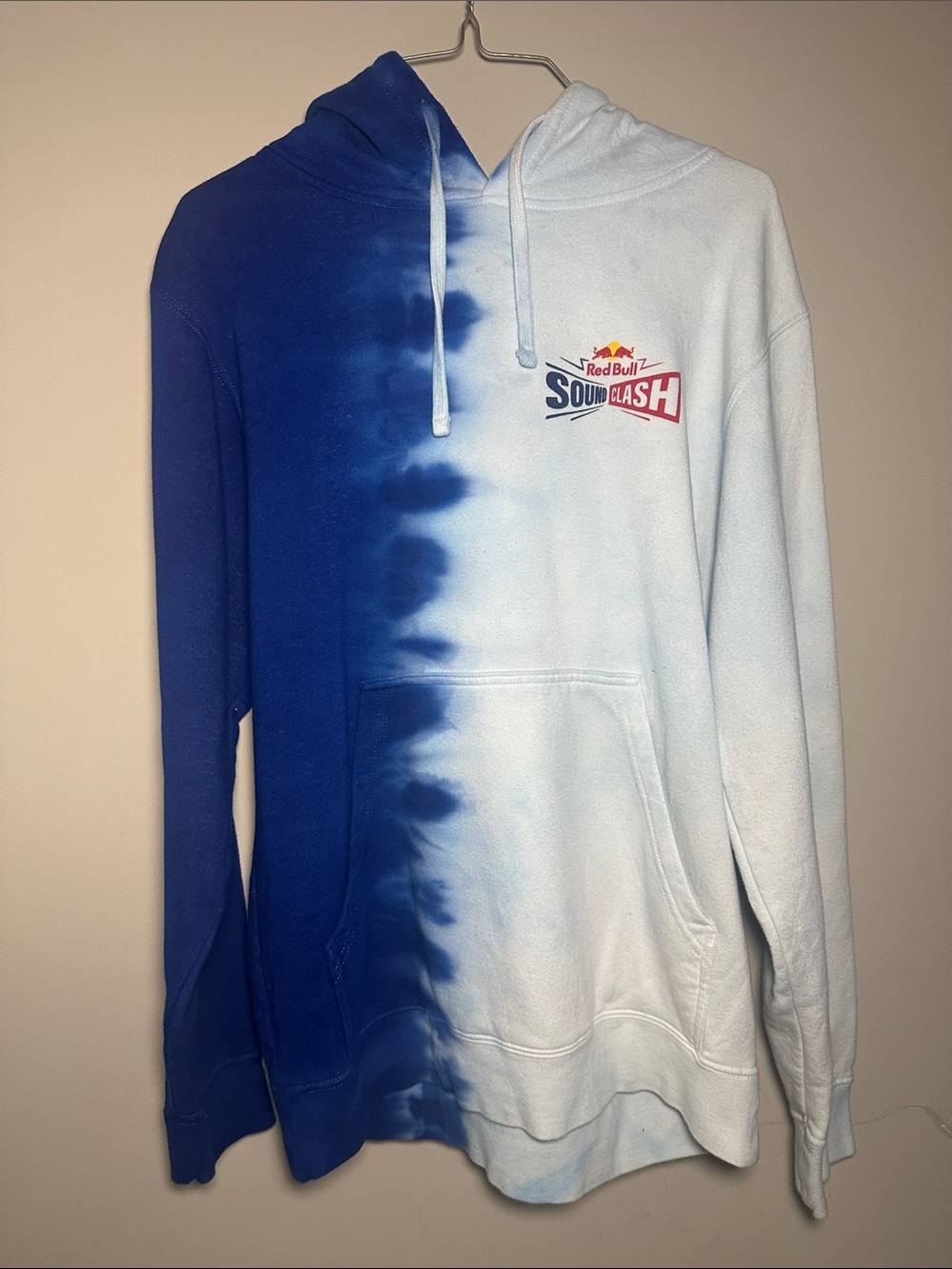 Red Bull SoundClash Blue & Light Blue Tie-Dye North American Tour 2021 Hoodie